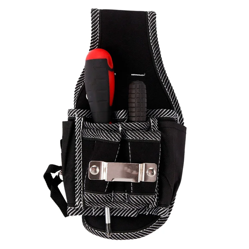 

ABRB-4X 9 In 1 Screwdriver Utility Kit Holder Top Quality 600D Nylon Fabric Tool Bag Waist Pocket Tool Belt Pouch Bag