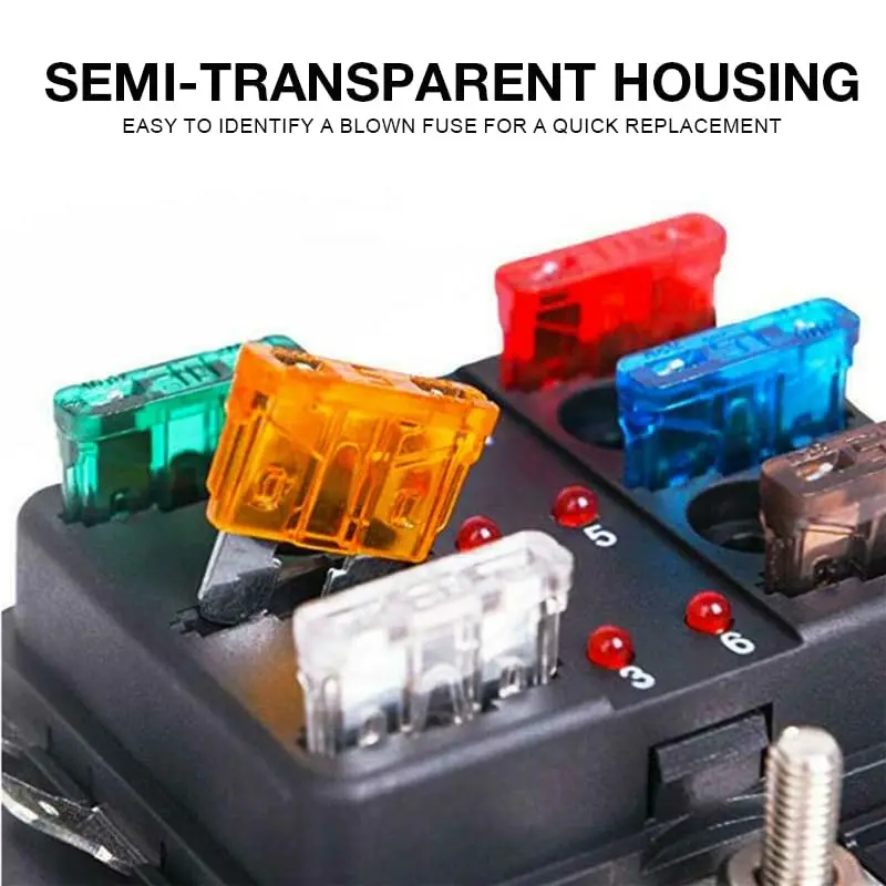 300pcs Car Fuses Assortment Kit, Mini Blade Fuses Automotive & Mini Size Replacement Fuses for Car/RV/Truck/Motorcycle view 2