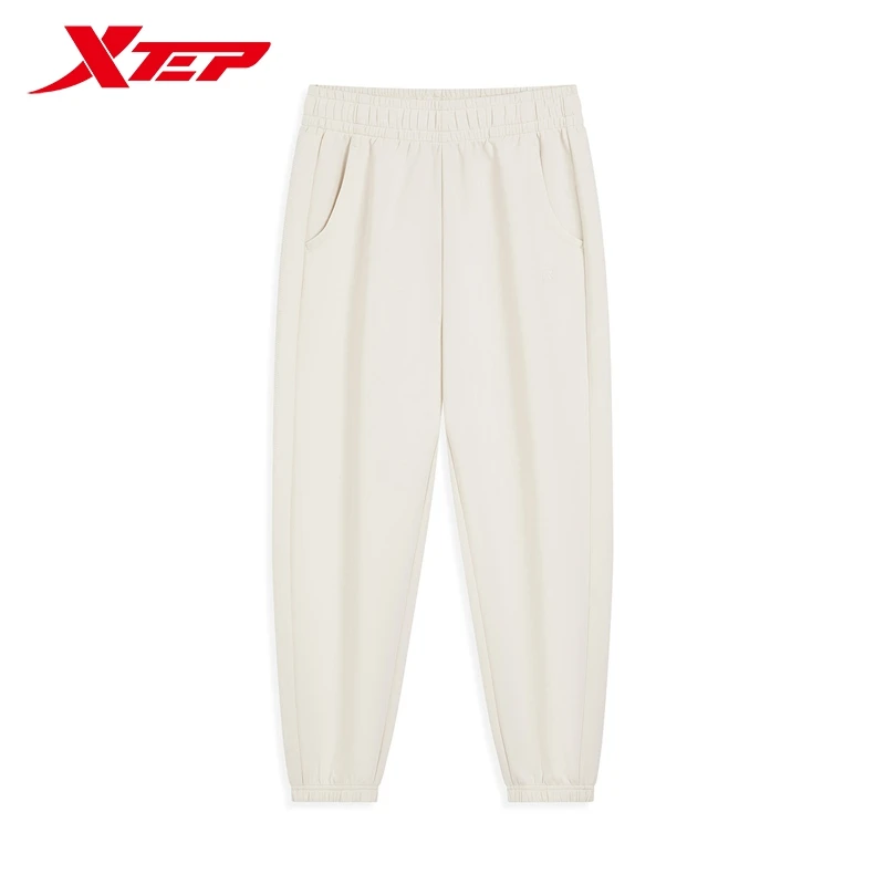 Xtep Comprehensive Trainning Trousers For Women 2024 Autumn Loose Comfortable Breathable Sweatpants   Bottoms 876328840022