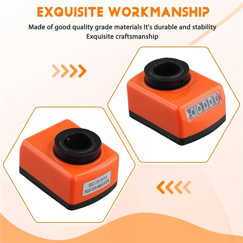 A34R Machine Lathe Part 20Mm Bore Digital Position Indicator Orange