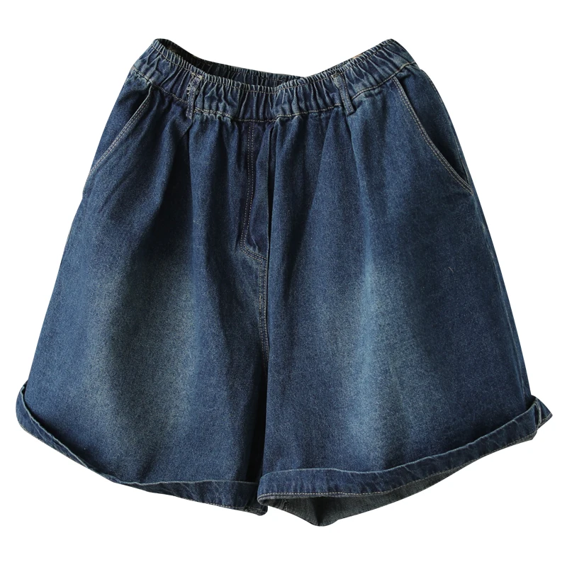 하이웨이스트 와이드 레그 청바지 루즈핏 다용도 슬림핏 5부 바지 20대 젊은 여성 여름 슬레