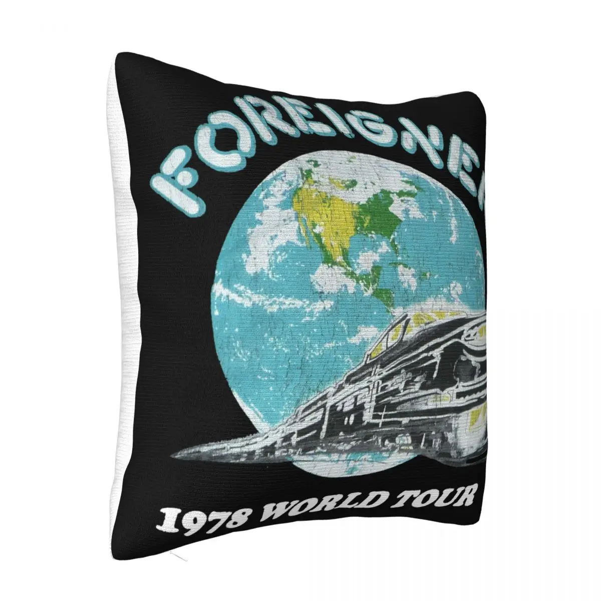 Foreigner 1978 World Tour New Authentic S 2Xl Funny Hot Sale Steampunk Low Price Women Man Slogan Latest Pillow Case