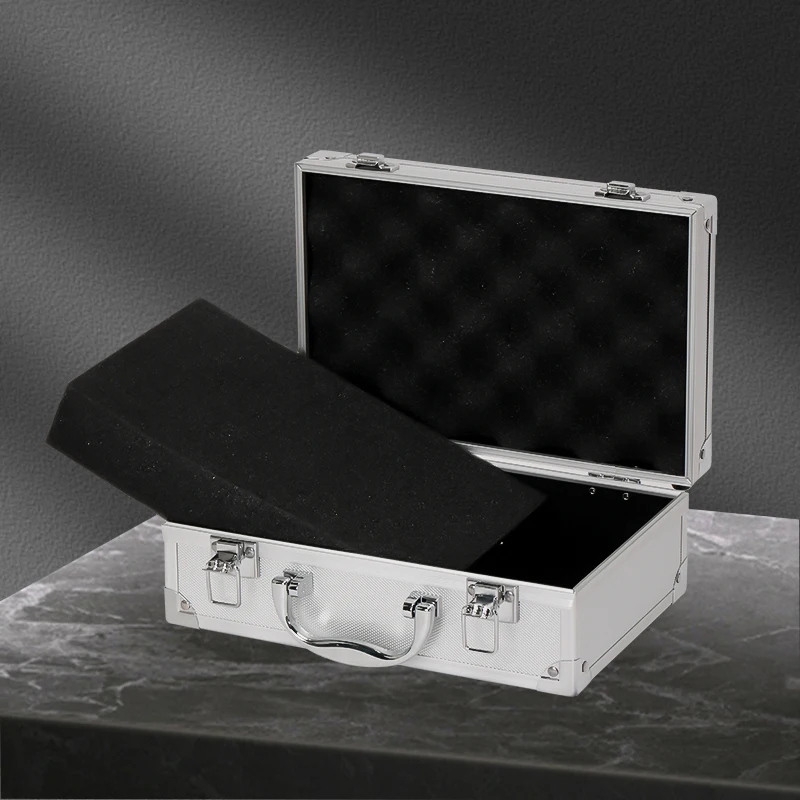 1PC Mini Tool Box Aluminum Alloy Storage Case  Metal Frame Packaging Toolbox Gift Box