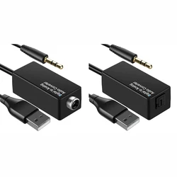 Audio Stereo konwerter DAC cyfrowy do włókien optycznych/koncentryczne analogowe 3.5mm USB Adapter do dekodera dla telewizor-top Box do konsoli Xbox/PS4