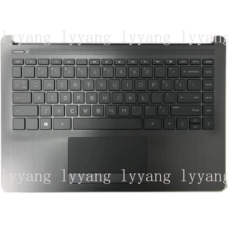 f-for-hp-14-cf-14-df-14-dk-upper-palmrest-non-backlit-keyboard-trackpad-l24818-001