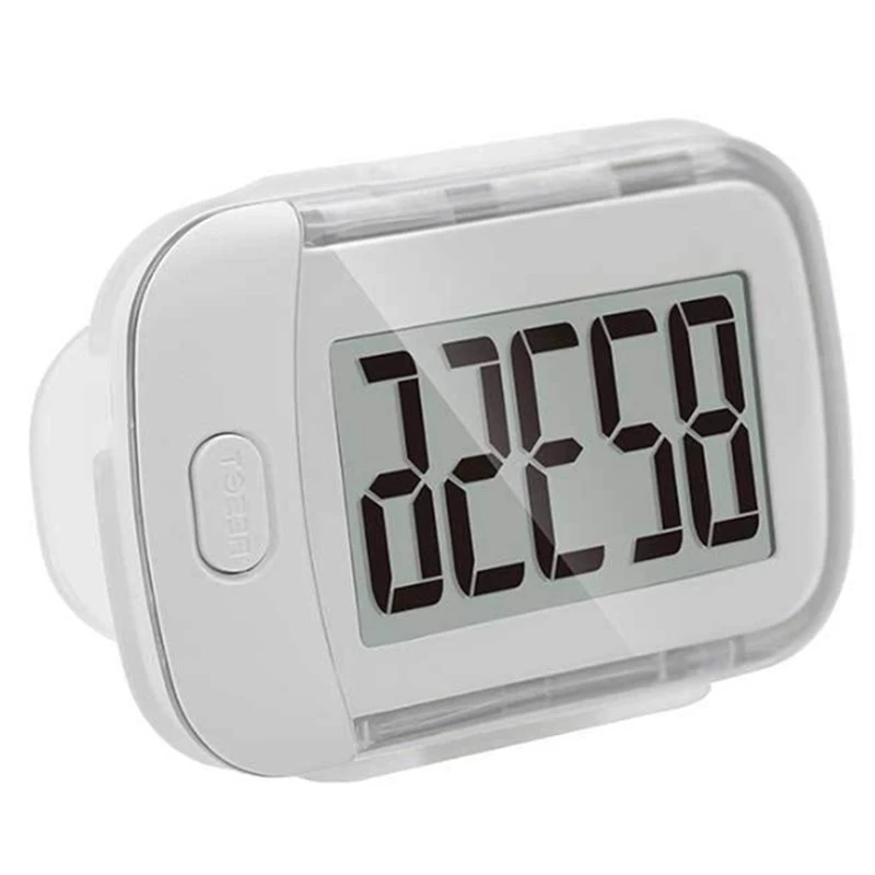 T22C Step Counter With Back Clip And Large LCD Screen Portable Wearable Fitness Trackers For Outdoor Sports Activity