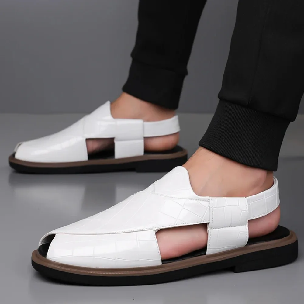 Men's Summer Fashionable Breathable Sandals Wear-Resistant Anti-Slip Comfortable Versatile Trendy Men's Shoes