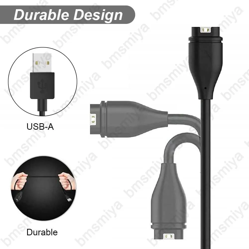 1 قطعة 1 متر USB كابل شحن ل Garmin Forerunner 935 945 955 965 745 265 165 158 ساعة ذكية اكسسوارات شاحن سلك محول
