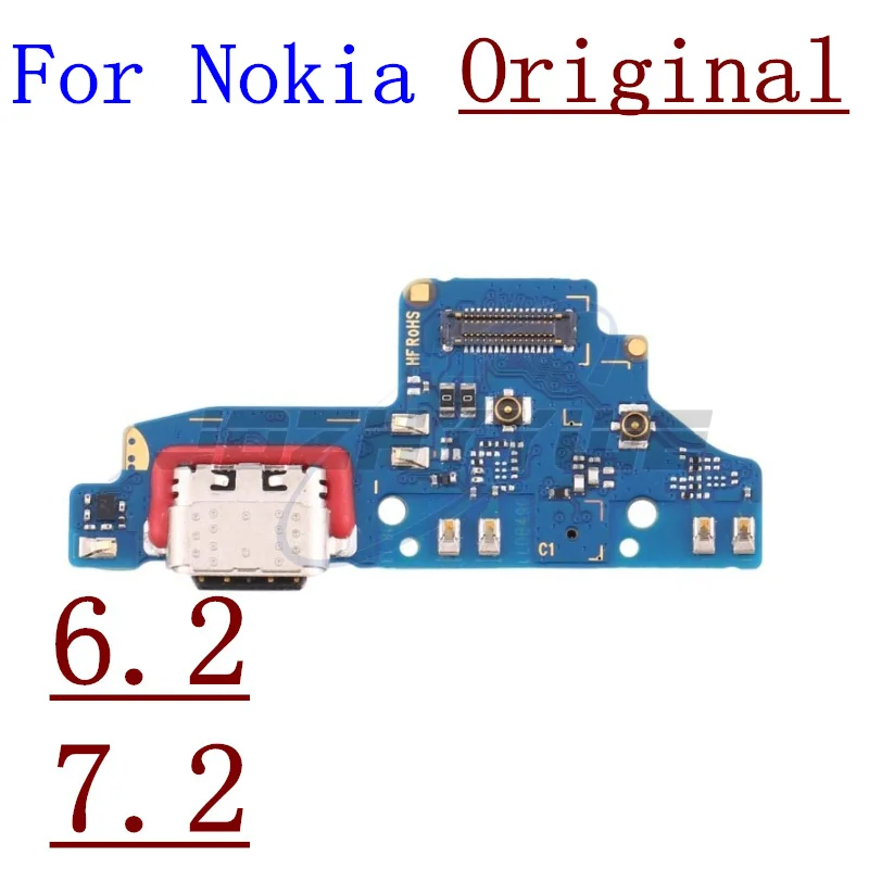 Original Power Charger Dock USB Charging Port Plug Board Flex Cable For Nokia 7 5.1 6.1 Plus 6.2 7.2 X5 X6 X7 X71 8.3