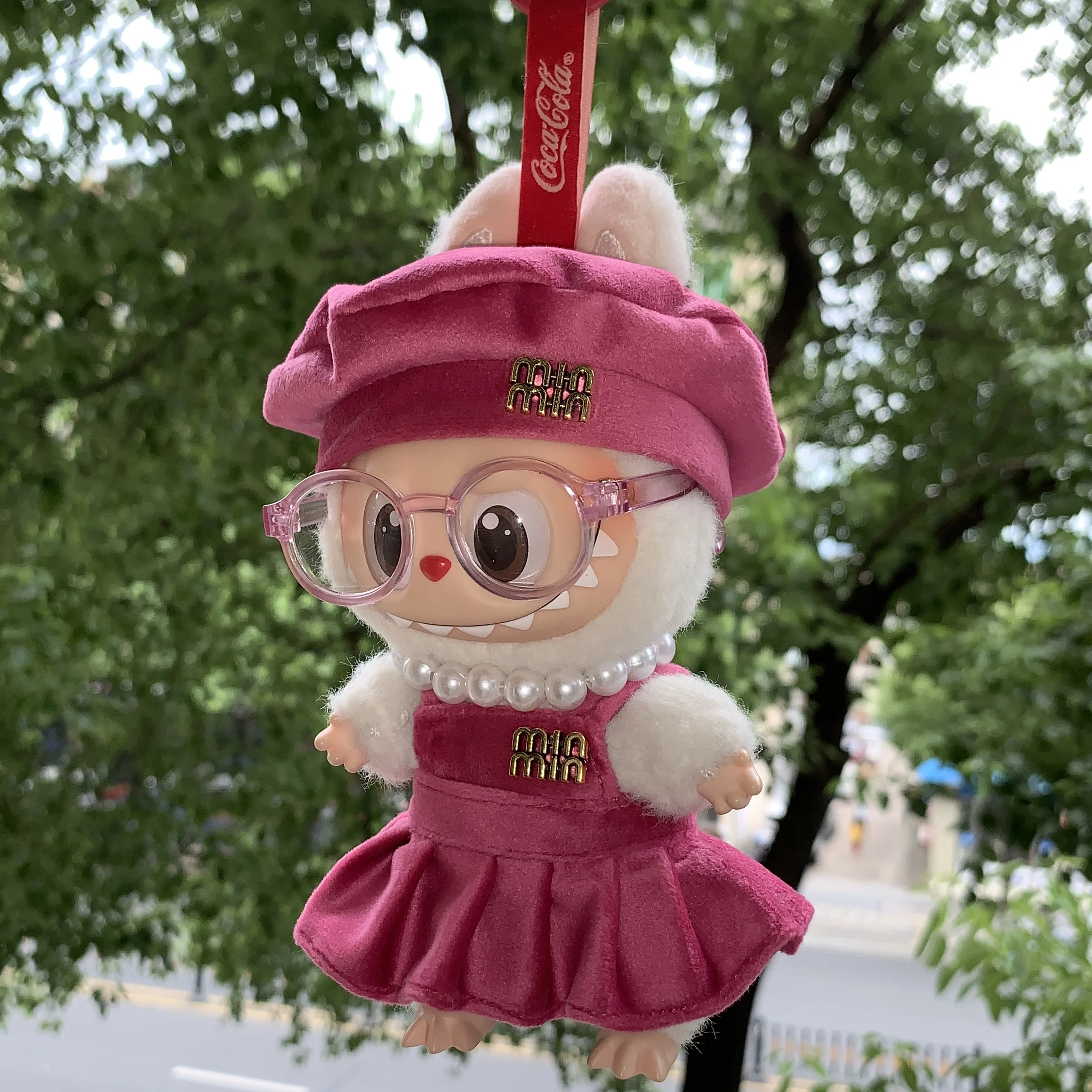 Abbigliamento universale per bambole Mini peluche in cotone idol per vestiti per bambole per 15-17CM I II III Labubu Abiti seduti Accessori per feste