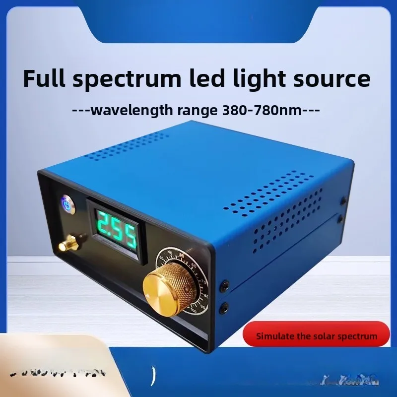 

Длина волны полного спектра 380-780 нм Источник видимого света, аналоговый солнечный спектральный источник света Светодиодный регулируемый источник света