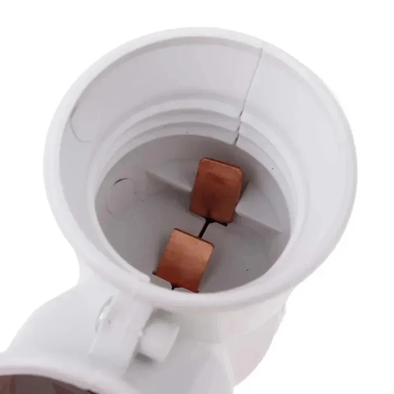 Light Lamp Bulb Socket Creative E27 To 2-e27 Lamp Holder Extender Splitter Converter Plug High Quality Copper Contact Household