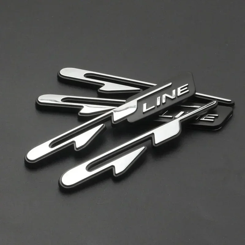 3D Chrome Car Letters GT Line Sticker Emblem Logo For Kia Ceed Picanto K5 Stonic Optima Sportage GT Line Badge Decal Accessories
