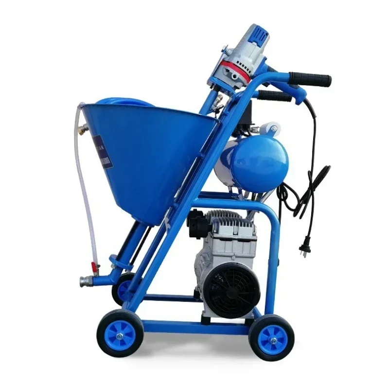 S10 putty spraying machine waterproof coating polyurethane powder cement mortar grouting high pressure increase pump spraying
