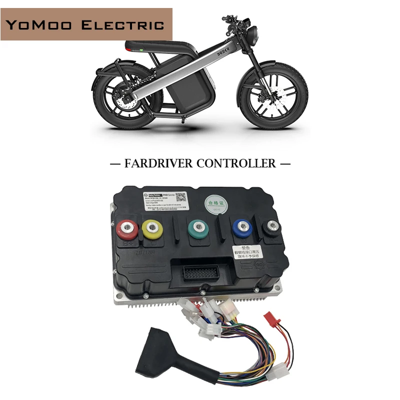 

Fardriver ND721800 48 В-72 В постоянного тока 800 А фазовый ток 1800 А 10 кВт-12 кВт PMSM BLDC синусоидальный контроллер для электрического мотоцикла