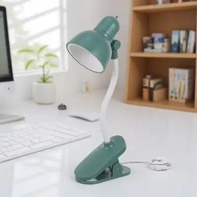 

1 pc Clip-On Table Mini Book Led Eye-Care Lamp Adjustable Bendable Reading Light For Study Bedroom Dormitory Foldable Small