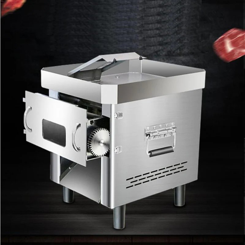 قطاعة اللحوم الكهربائية ماكينة تقطيع اللحوم الأوتوماتيكية التجارية درج من الفولاذ المقاوم للصدأ مجموعة السكاكين القابلة للاستبدال