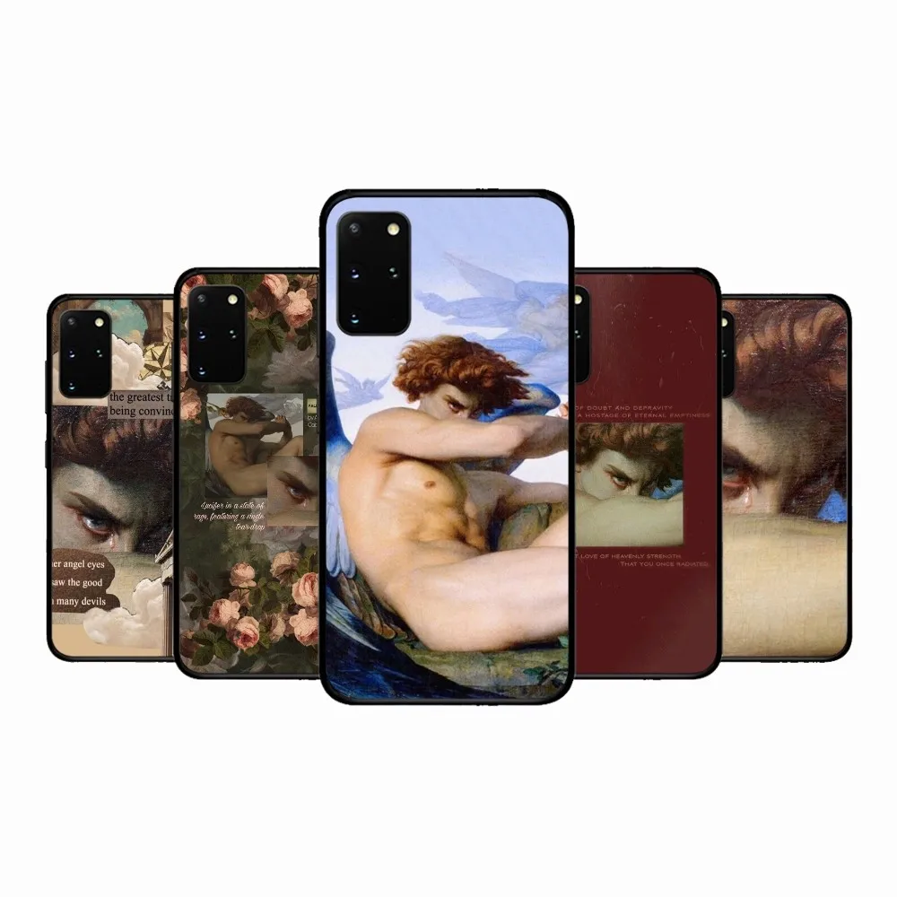 Fallen Angel Alexandre Cabanel Phone Case For Samsung S 9 10 20 21 22 23 30 23 24 plus lite Ultra FE S10lite Fundas