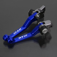 CNC Aluminum Motorcycle Dirtbike Dirt Pit Bike Motocross Pivot Brake Clutch Levers For Yamaha DT125 DT 125 1987-2005 2003 2004