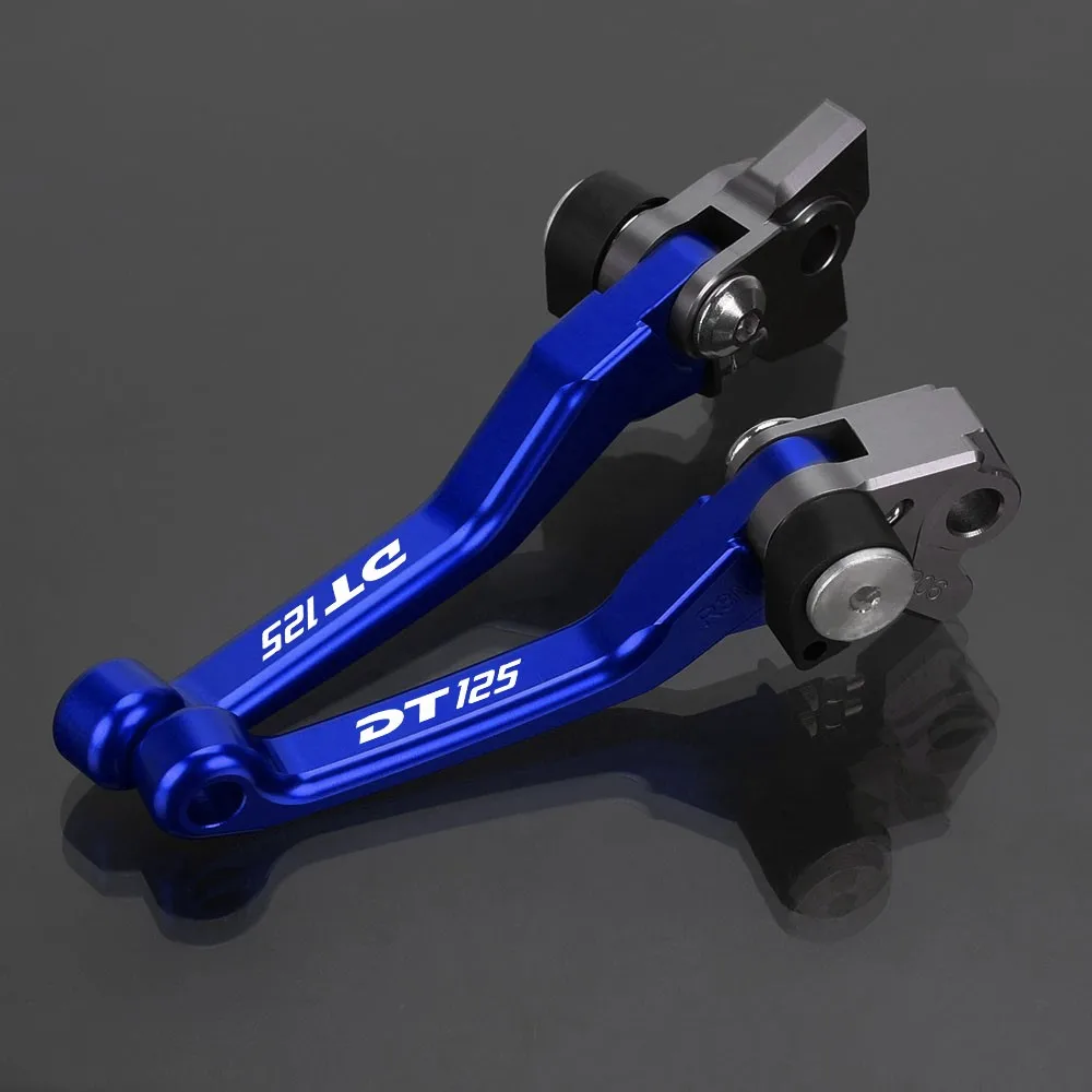 CNC Aluminum Motorcycle Dirtbike Dirt Pit Bike Motocross Pivot Brake Clutch Levers For Yamaha DT125 DT 125 1987-2005 2003 2004