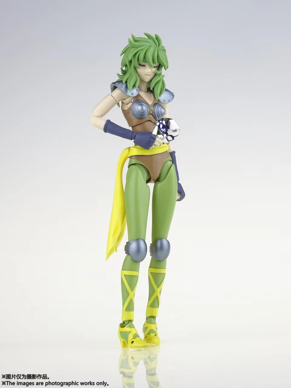 GoodTony Saint Seiya Myth Cloth EX Ophiuchus Shaina Silver Athena Saints Knights of the Zodiac Action Figure Collection Model