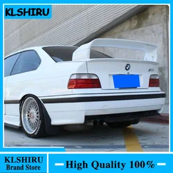 For BMW E36 M3 spoiler 1990-2000 BMW M3 series spoiler with light ABS plastic materail unpainted spoiler for BMW E36 M3 Spoiler