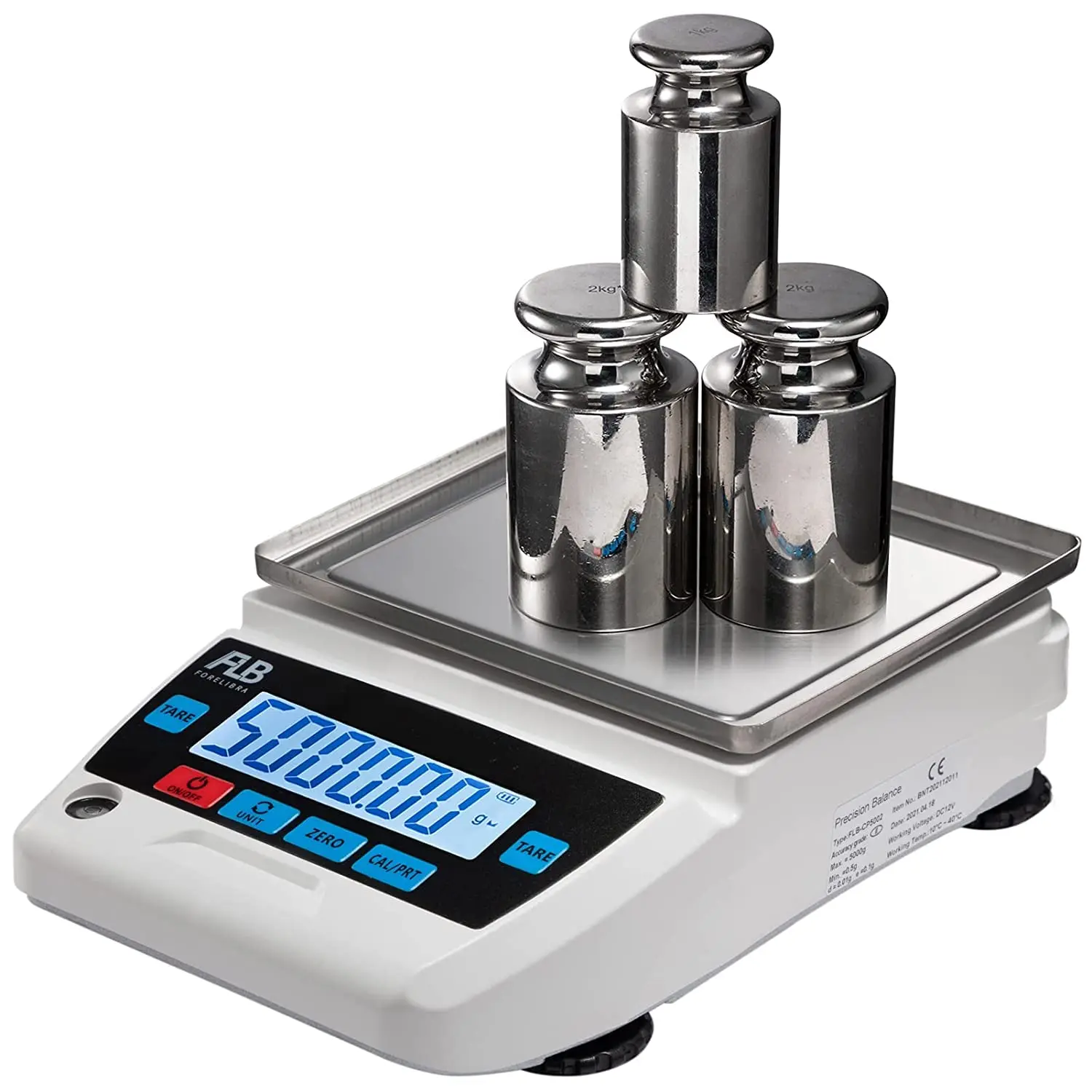 

5000g 0.01g Digital Precision Analytical Balance with DWT Unit, High Accuracy for Jewelry Kitchen Scientific Use