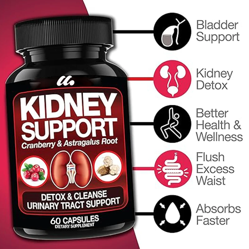 Kidney supports clean detoxification and repair-high-intensity liver cleaning detoxification supports urinary and bladder health