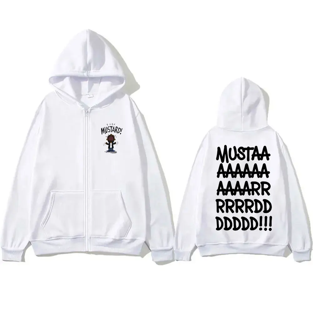 Rapper kendrick lamar não como nós mostarda engraçado impressão zíper hoodie das mulheres dos homens hip hop moda oversized zip up jaqueta moletom