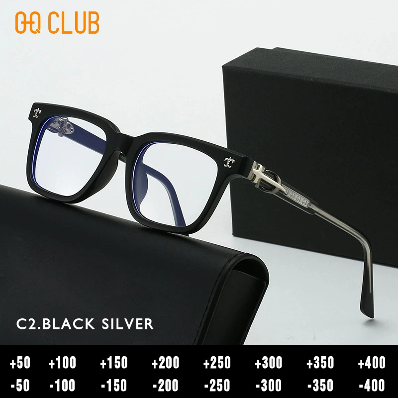 O-Q CLUB Plus Reading Glasses Men High Quality Lunettes De Lecture Men's Eyeglasses Blue Light Lenses to Read Women's Eyepieces image 3