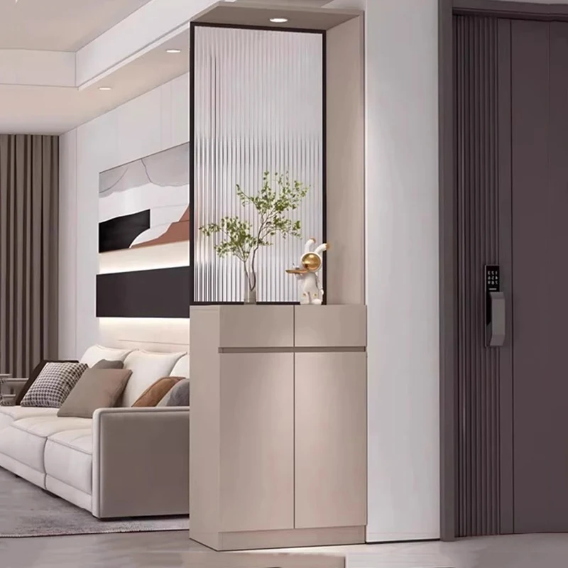 

Glass Wood Living Room Cabinets Mobile Decor Storage Organizer Cabinets Shoe Drawers Nordic Luxury Cajonera Hotel Furniture