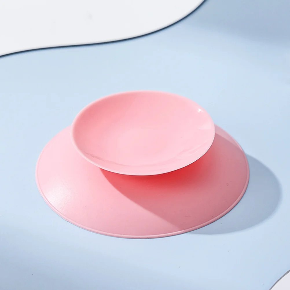 

6Pcs Double Sided Suction Cups Silicone Plate Sucker Pads Large Area Non Slip Tableware Suction Pads Prevent Spills Breakage