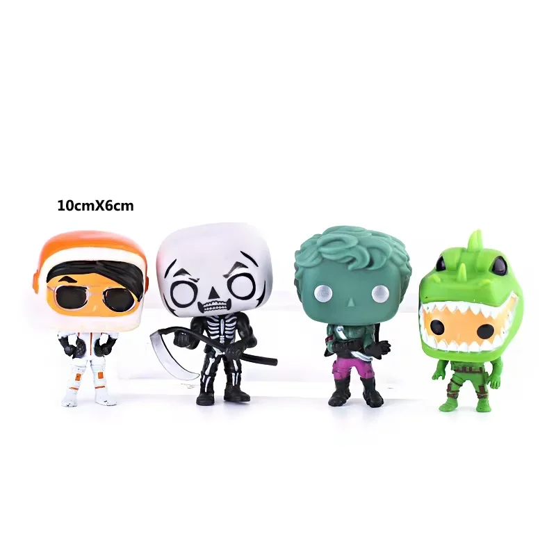 NEW FUNKO POP Set of 4 Fortnite Games Moonwalker Britt Bomber Love Knight Vinyl Action Doll BRITE BOMBER Series Model Toy Gifts