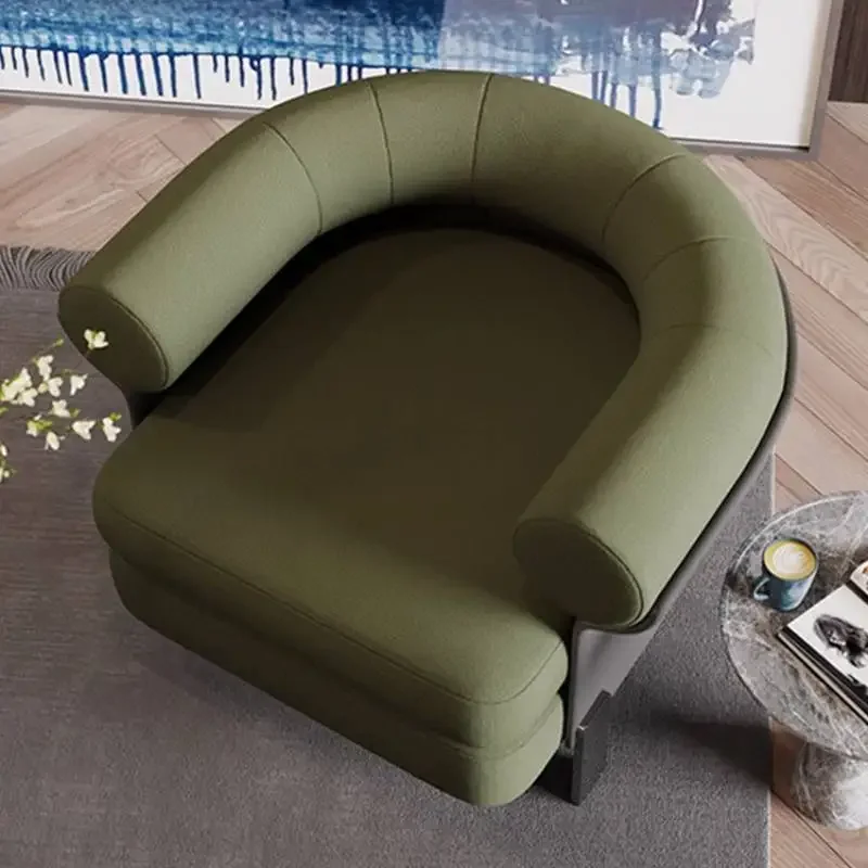 Classic Adult Living Room Chairs Green Simple Ergonomic Cozy Chairs Living Room Comfy Relaxing Muebles De Sala Furniture Home