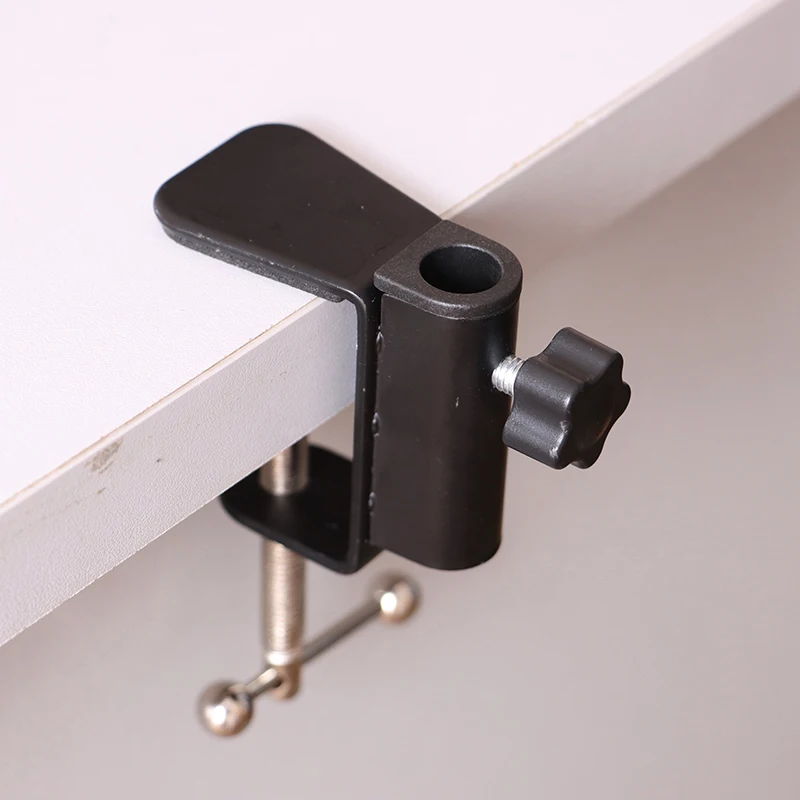 (.) Cantilever Bracket Clamp Holder Desk Lamp Clip Fittings Base Hose for Mic Stand