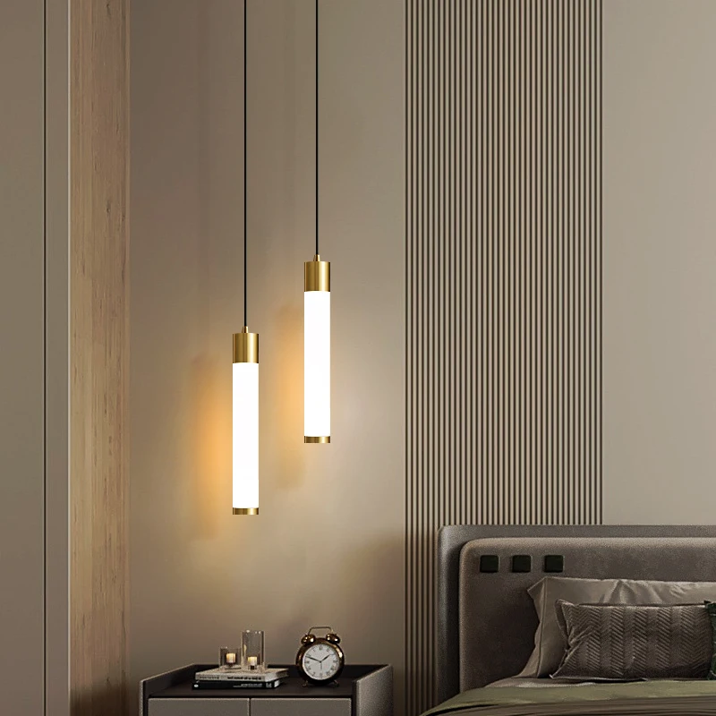 

Modern Style Aluminum Changeable Bedside Light Pendant Light Lamp Indoor Home Decorative Fixture for Bedroom Living Room Office