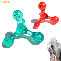 4 Balls Mini Manual Massager Arm Back Leg Head Foot Acupuncture Point Massager Tools Relaxation Eliminate Oedema Fat