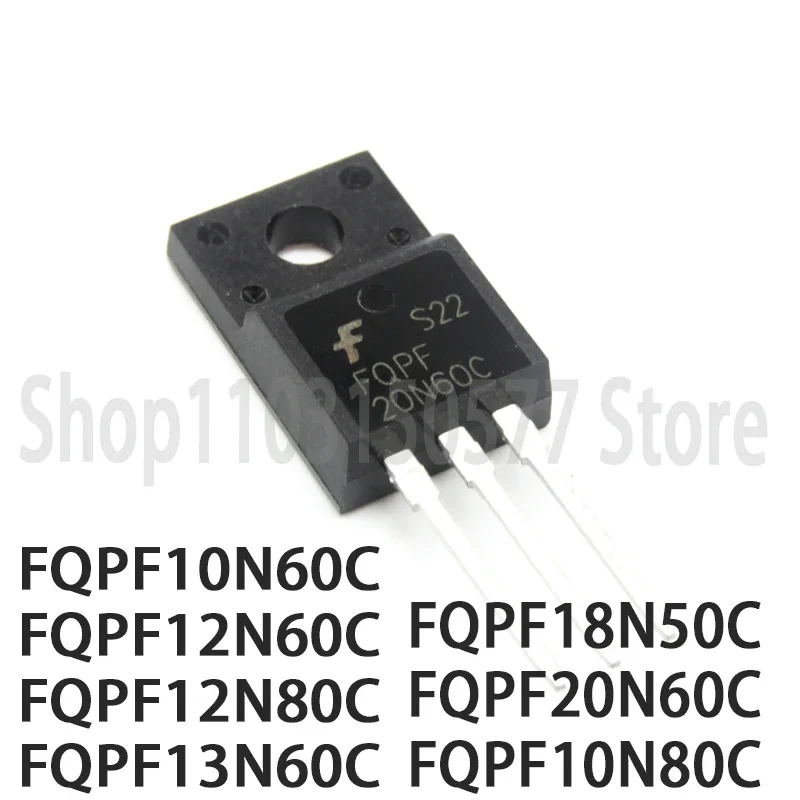 1piece FQPF10N60C FQPF12N60C FQPF12N80C FQPF13N60C FQPF18N50C FQPF20N60C FQPF10N80C-TO220F