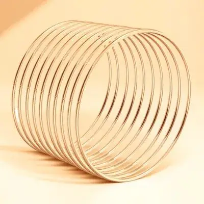 

10pcs Metal Dreamcatcher Rings Sturdy Craft Hoops For Diy Macrame Wreath Tassel Making Handicraft Supplies Floral Ring Decor