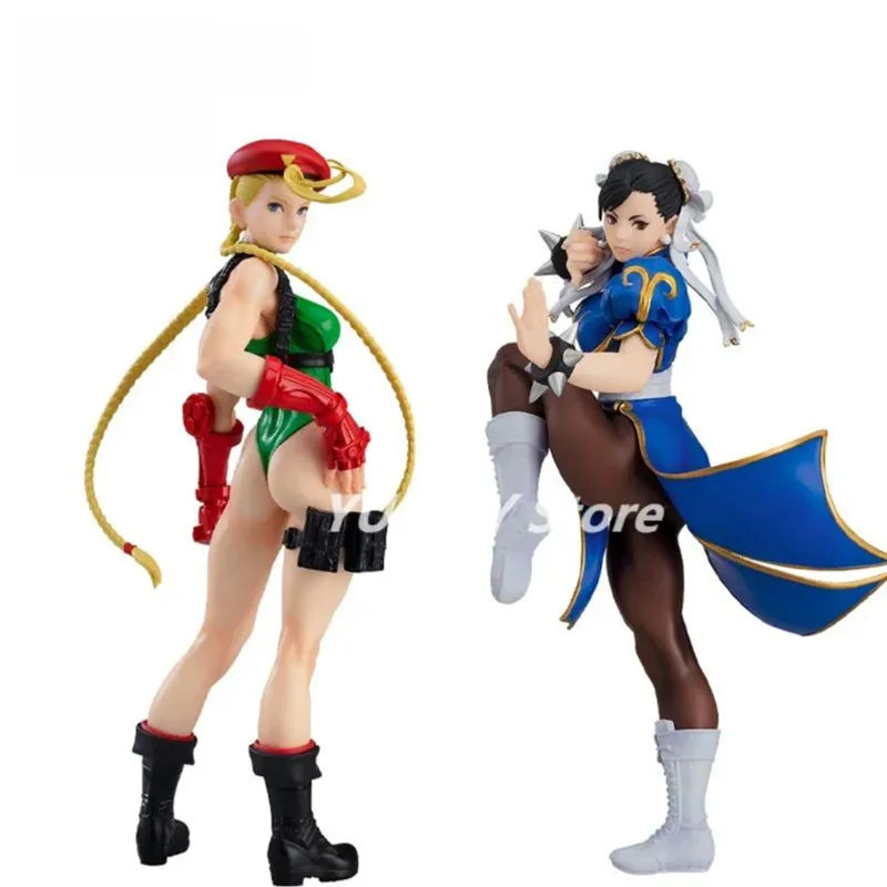 스트리트 파이터 캐미 화이트 섹시한 애니메이션 소녀 피규어, 팝 업 퍼레이드, 춘 리, 캐미 액션 피규어, 성인 모델 인형 장난감 선물, 17cm