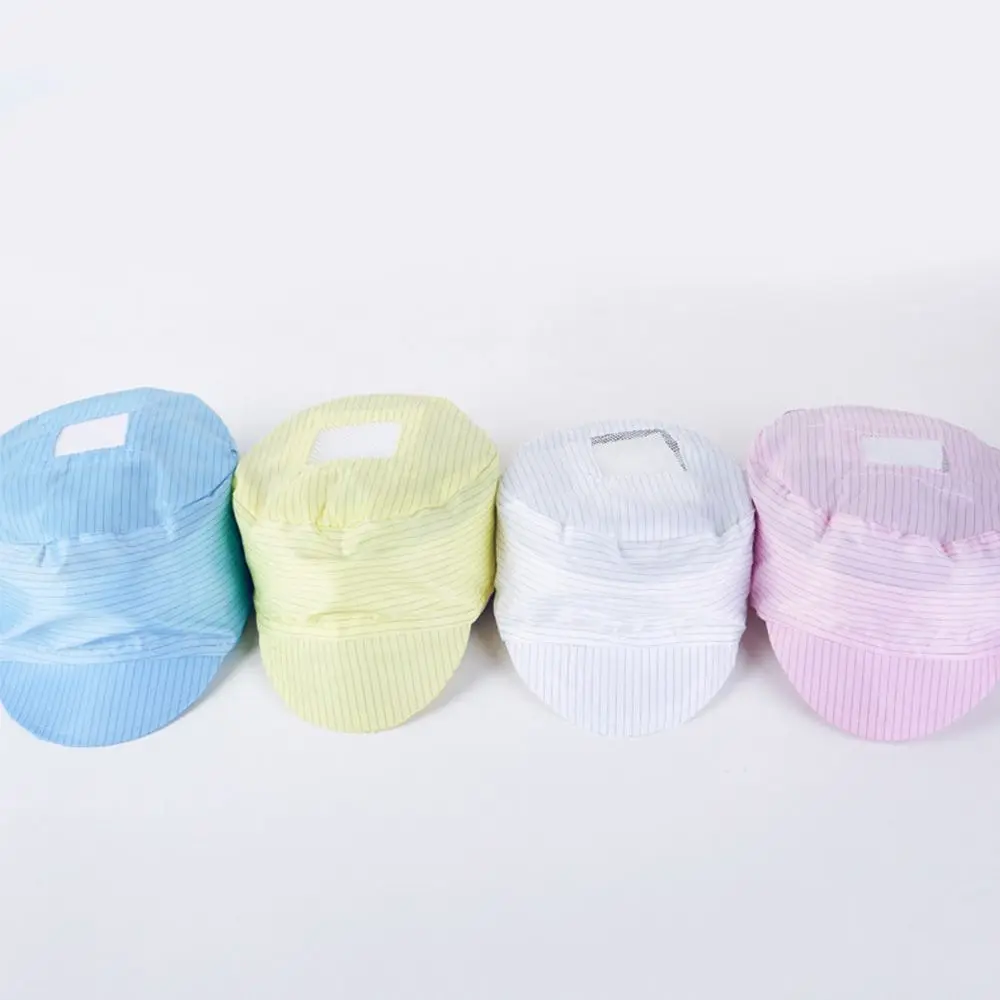 Clean Room Food Caps Dust-proof Safety Anti-Static Caps Hats Beanies Dust Cap