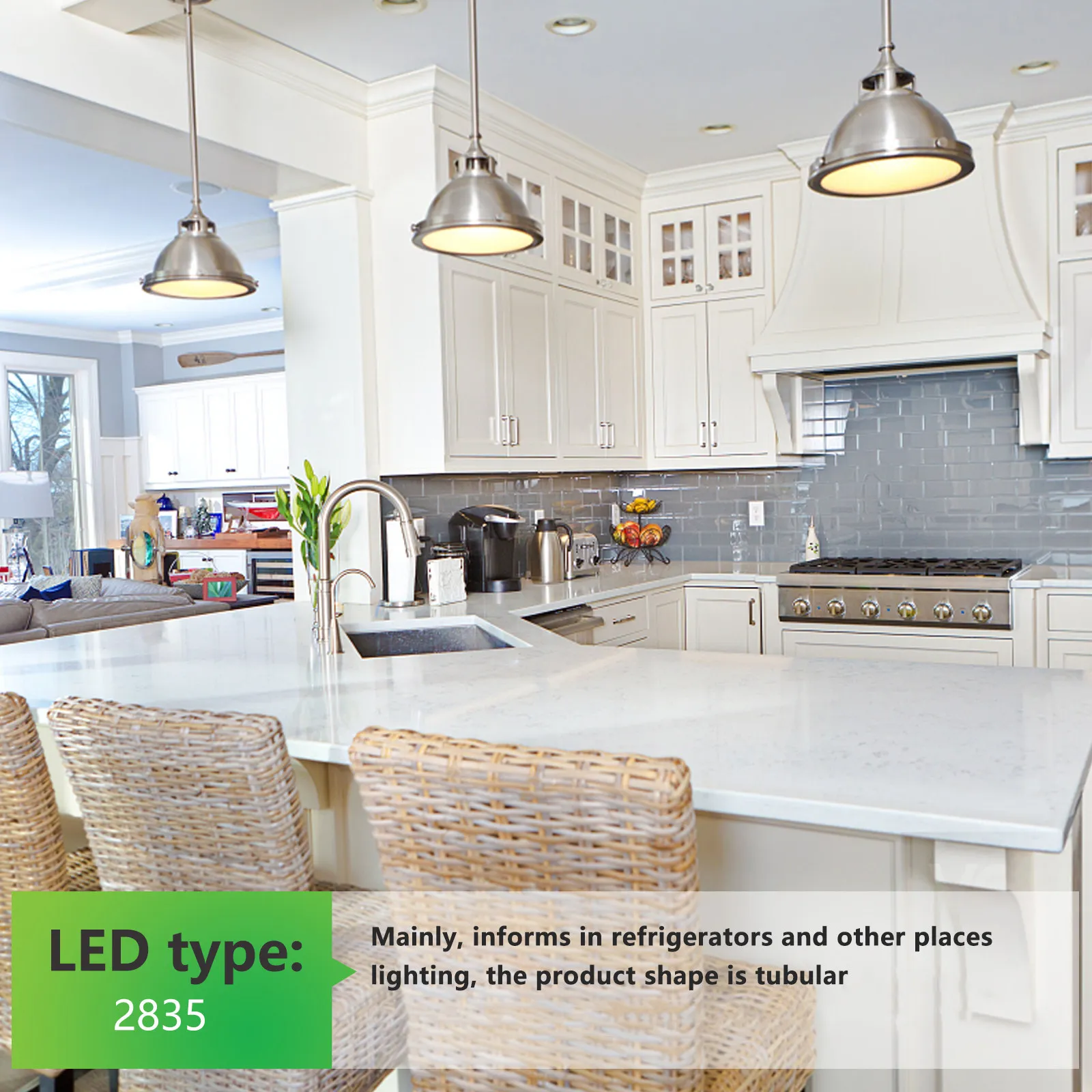 

Комплект из 4 светодиодных ламп E14 для холодильника, 3 Вт, 220 В, керамические, для замены в холодильниках, вытяжках, люстрах