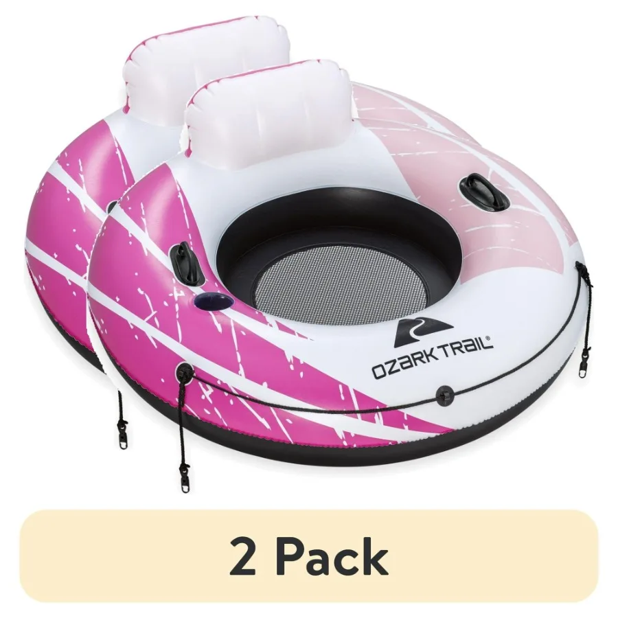 

2 pack Pink Rapid Rider Single River Tube 48