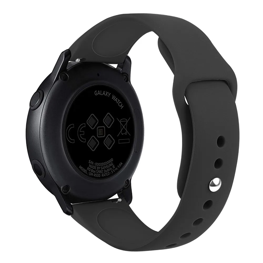 20mm Silicone Bands For Samsung Galaxy Watch5 40mm 44mm Watch5 Pro Waterproof Bracelet For Watch4 Classic 42mm 46mm Wrist Strap