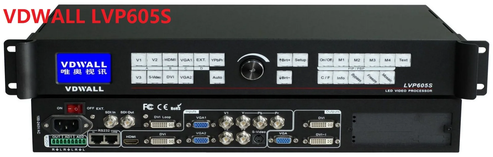 

VDWALL LVP605S SDI LED VIDEO Processor switcher