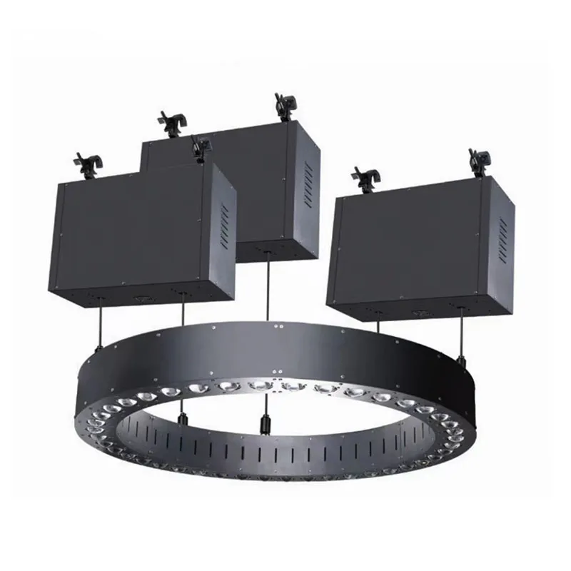 LED beam ring light stage lighting effect