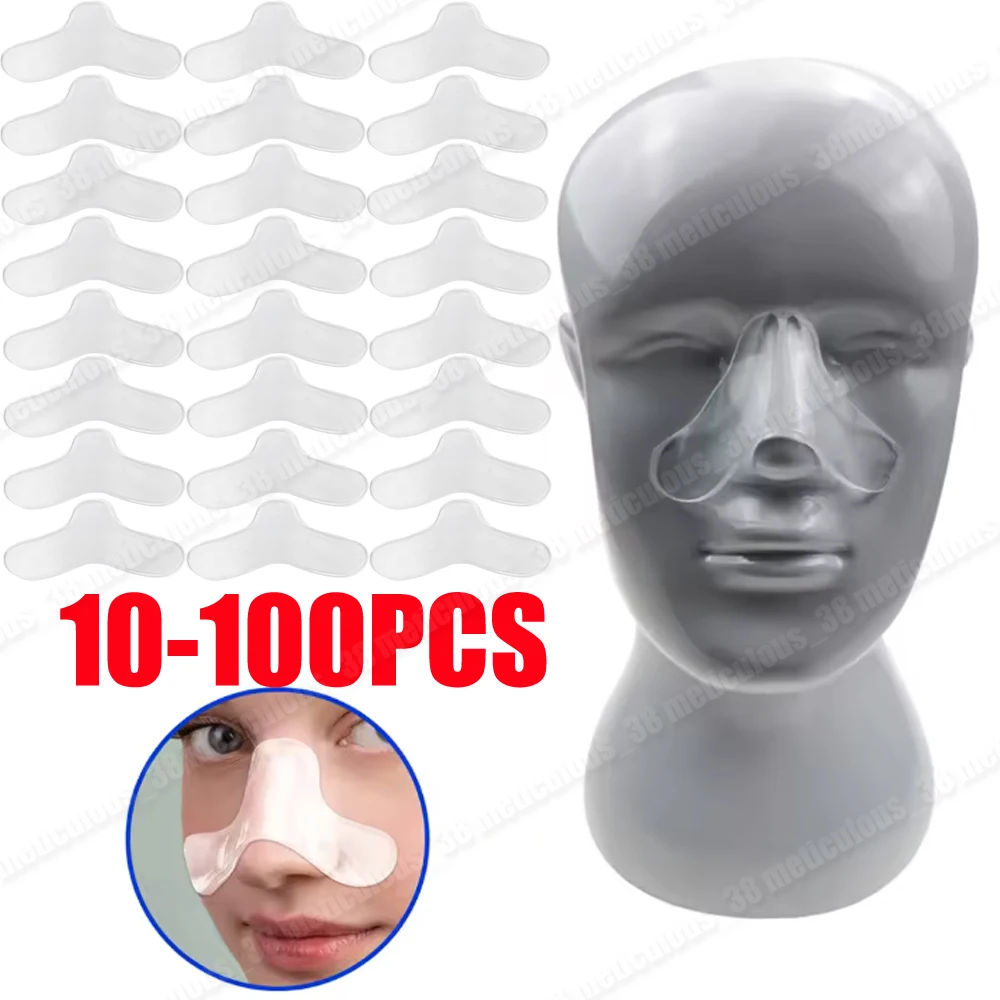 

Nasal Pads for CPAP Mask Comfort Nose Gel Pads Sleep Apnea Mask Cushions Trim to Size Fit Most Masks 10-100Pcs