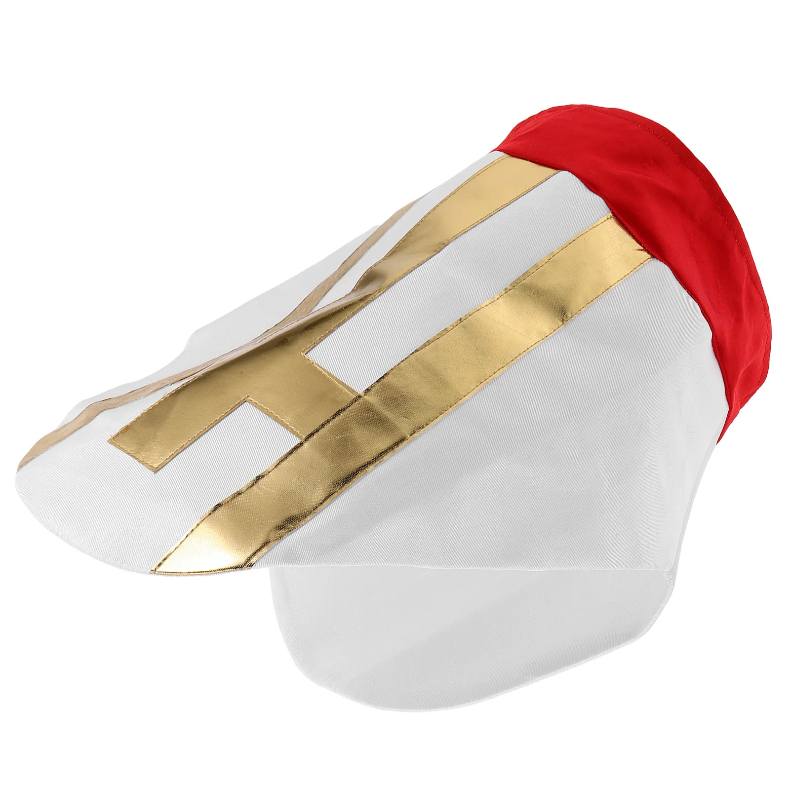 قبعة زي البابا خفيفة الوزن ومريحة مناسبة للأطفال، غطاء رأس ديني للهالوين، ملابس تنكرية للحدث