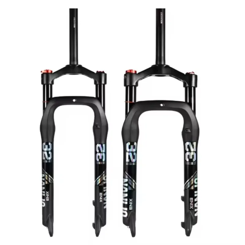 

STLF 20/26 Inch Fat Bike Suspension Fork 135x9mm Width Fits 4.0-4.8" Tires, Ideal for Snow Terrain Oil Air Forks