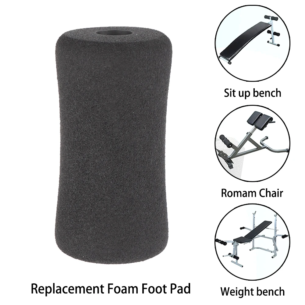 2pcs Foam Foot Pads For Tube Diameter From 22-25mm Weight Bench,inversion Tables,most Home Bench Gym Workout Machines Equipment